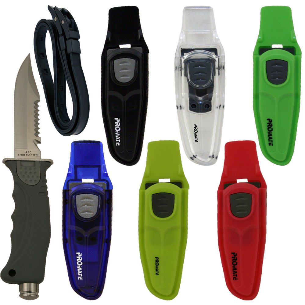Sharp Tip Diving Knife (4 3/8 In Blade)